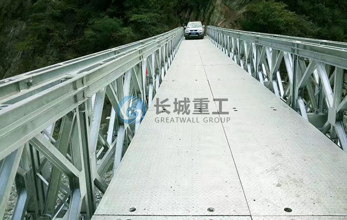 周至县齐心村39米321型双单加镀锌桥